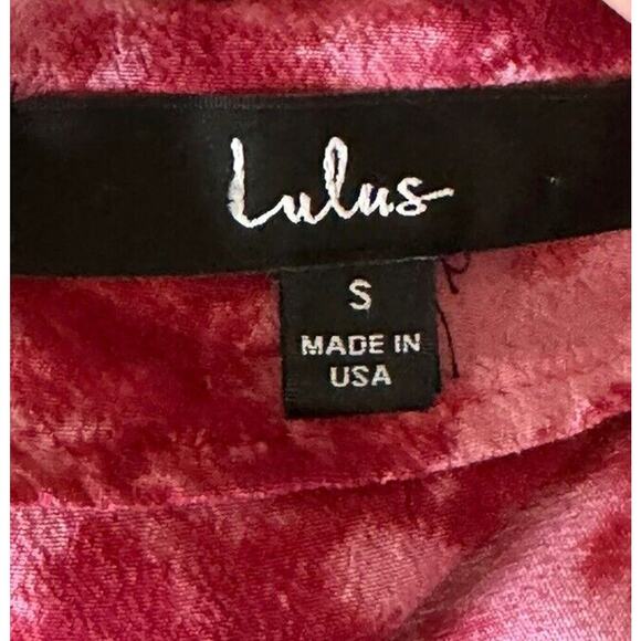 Lulu’s Size Small Seeking Sunshine Mini Cowl Slip Neck Dress Tie Dye Print Boho - Picture 4 of 5